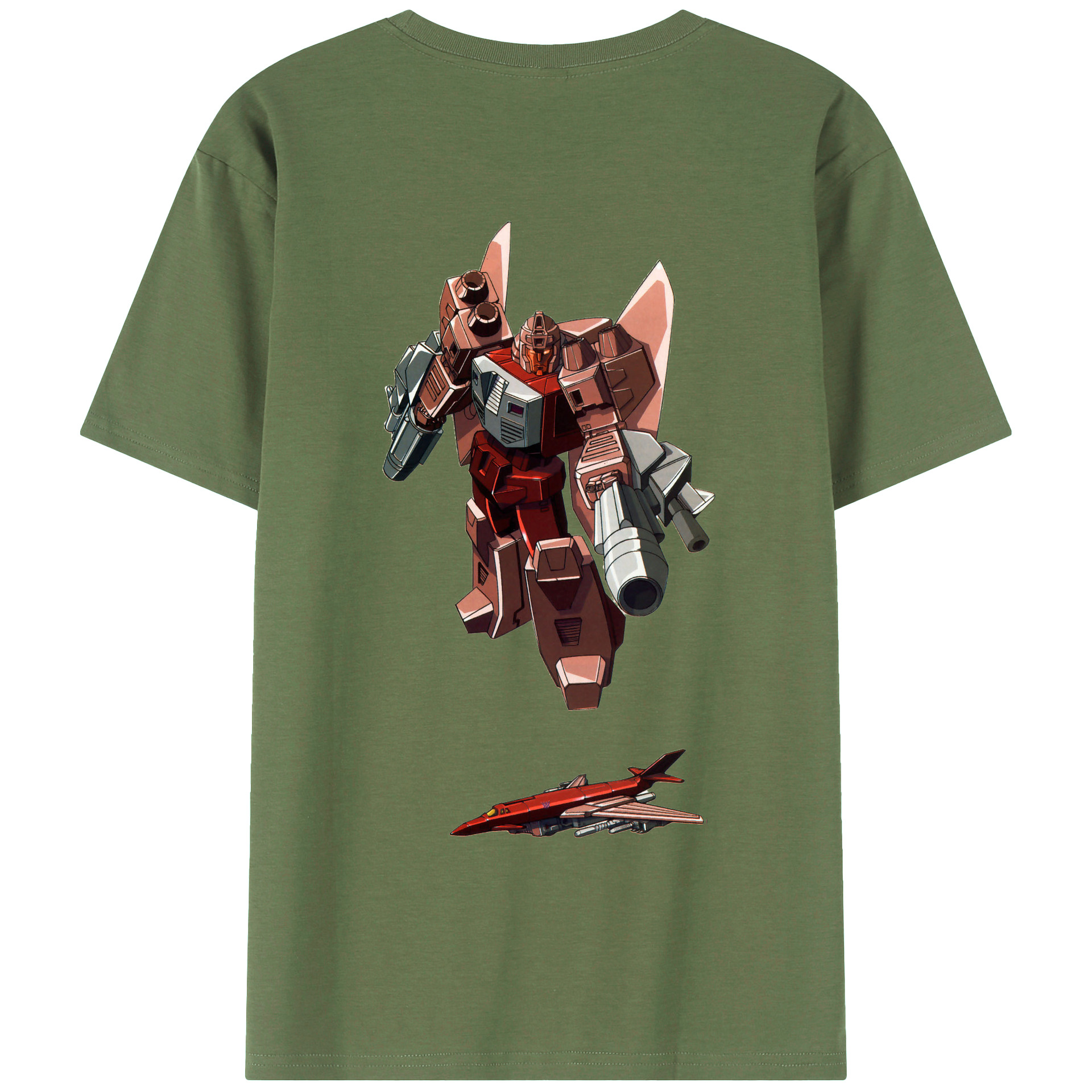 （画像用）  綿100％ メンズ半袖Tシャツ（バックプリント） 通気性